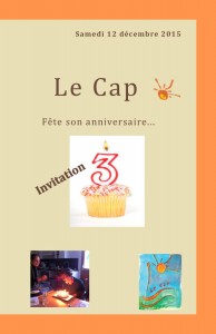 Programme anniversaire du Cap (recto)